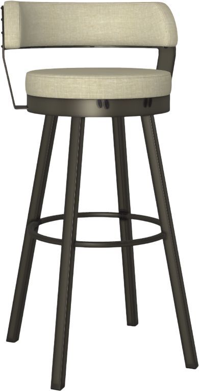 Amisco Customizable Russell Swivel Spectator Stool-0