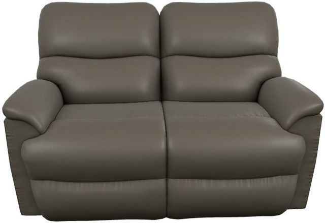 La-Z-Boy® Trouper Tar Power Reclining Loveseat with Headrest and Lumbar-1
