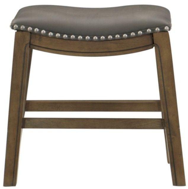 Homelegance® Ordway Brown/Gray 18" Stool-2
