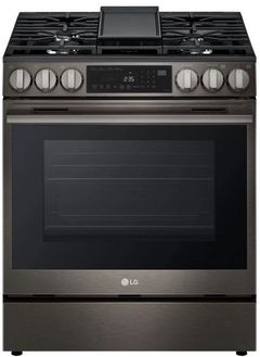 LG 30" Black Stainless Steel Slide In Electric Range