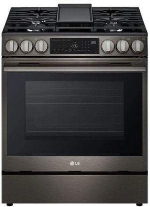 LG 30" Black Slide In Electric Range