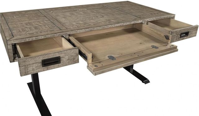 aspenhome® Grayson Cinder Grey Desk Lift Top-2
