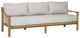 Dovetail Furniture Lexy Natural/Taupe Fabric/Wooden Outdoor Sofa-0