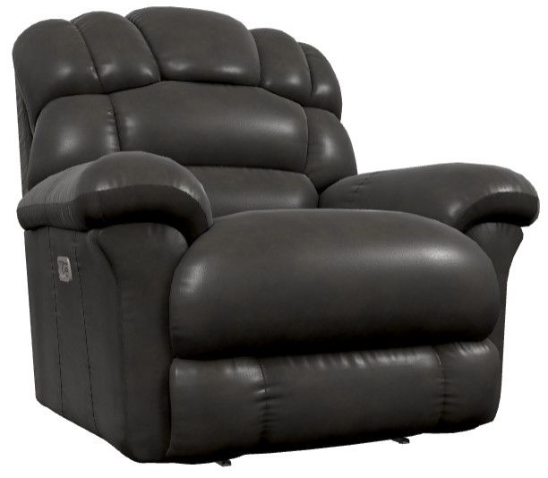 La-Z-Boy® Randell Dark Chocolate Leather Power Wall Recliner with Headrest and Lumbar-0