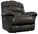 La-Z-Boy® Randell Dark Chocolate Leather Power Wall Recliner with Headrest and Lumbar-0