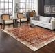 KAS Rugs Heritage Ivory/Rust Anna 5'x8' Area Rug-4