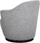 TOV Furniture Skyla Gray Swivel Accent Chair-5