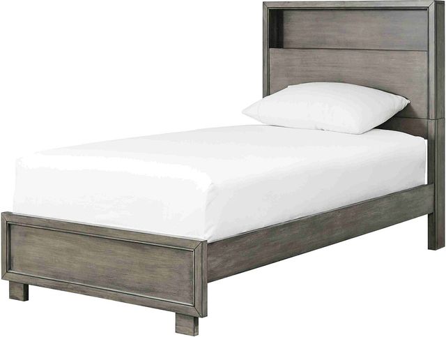 Signature Design by Ashley® Arnett 3-Piece Gray Twin Bookcase Bed Set-3