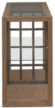 Liberty Furniture Bayhill Trellis Glass Top Sofa Table with Black/Honey Base-3