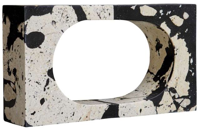 Uttermost® Nouveau Black/White Coral Stone Sculpture-2