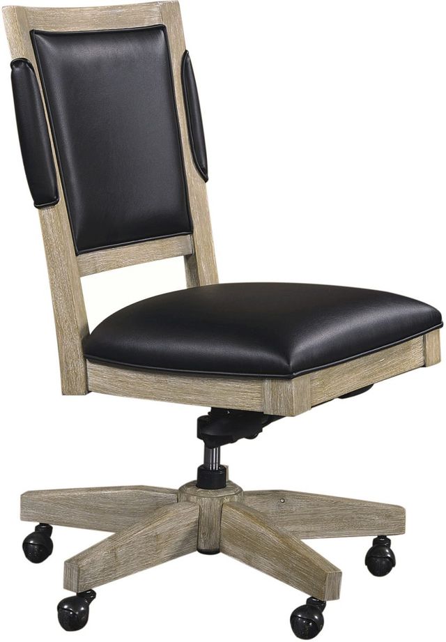 aspenhome® Harper Point Bleached Khaki Office Chair-0