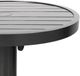 CabanaCoast® Customizable Monaco Aluminum 24" Outdoor Round Pedestal Side Table-1
