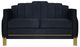 New Classic® Home Furnishings Empire Midnight Black Loveseat-2