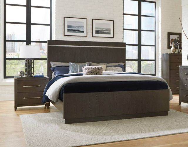 Homelegance® Bellamy Dark Brown Queen Panel Bed-1
