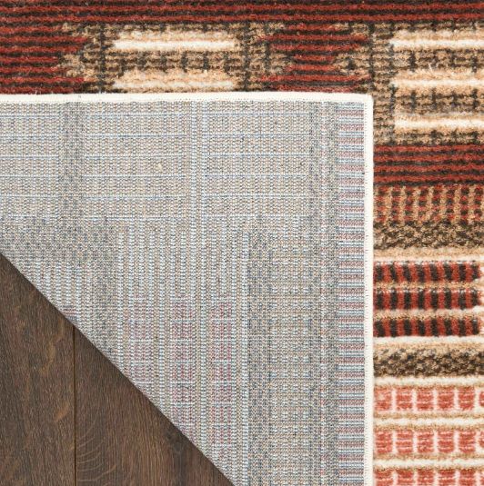 Nourison Home™ Nordic NRC16 Rust 5'x7' Style 3 Area Rug-2