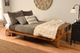 Kodiak Furniture Monterey Linen Charcoal/Butternut Full Futon with Mattress-3
