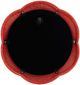 TOV Furniture Zeva Red Round Wall Mirror-4