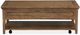 Magnussen Home® Bay Creek Toasted Nutmeg Rectangular Cocktail Table with Casters-4