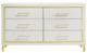 Coaster® Lucia White 6-Drawer Dresser-1