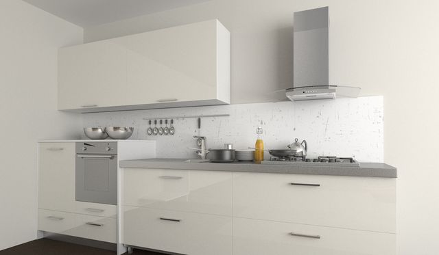 Faber Hoods Tratto 30" Wall Glass Range Hood-Stainless Steel-1