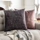 Surya Collins Charcoal 20"x20" Toss Pillow with Down Insert-4