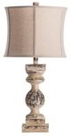 Crestview Collection Emory Antique White Table Lamp-0