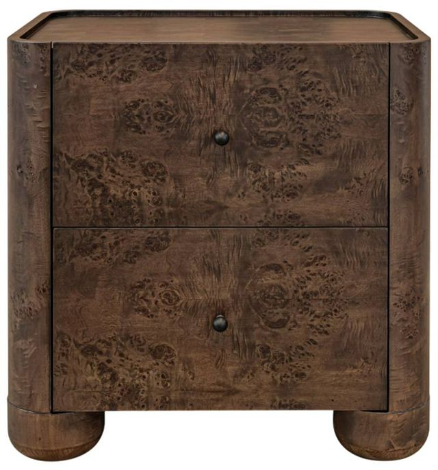 Moe's Home Collection Gibson Dark Brown Nightstand-1