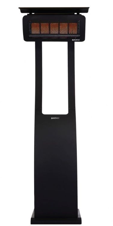 Bromic® Tungsten Smart-Heat™ 38,500 BTU's Black Portable Patio Heater-1