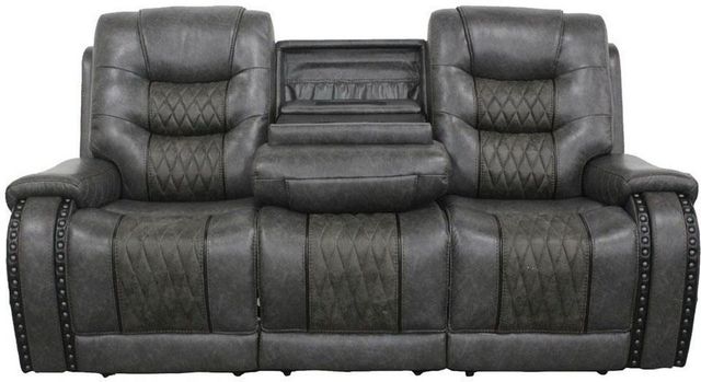 Parker House® Outlaw Stallion Power Reclining Drop Down Console Sofa-1