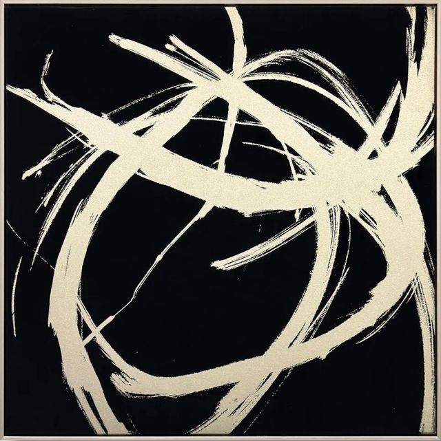 Classy Living Dramatic Midnight Motion Bold Abstract Wall Art-0
