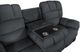 Corinthian Furniture Baker Blue Power Reclining Loveseat with Power Headrest, Console, and Lumbar -2