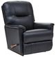 La-Z-Boy® Aries Denim Leather Manual Rocking Recliner-0