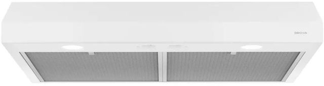 Broan® Glacier BCSD1 Series 30” Under Cabinet Range Hood-White-0