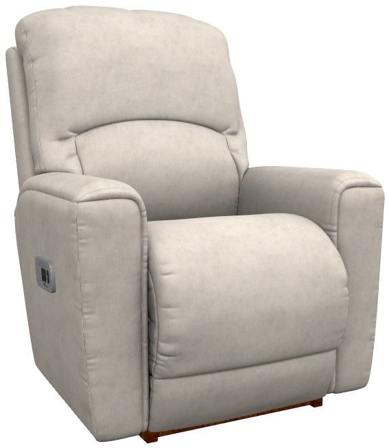 La-Z-Boy® Cassian Oyster Power Rocking Recliner with Headrest-0