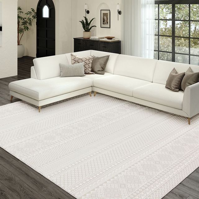 Dalyn™ Rug Company Rhodes Ivory 5'x8' Area Rug-4