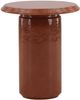 Dovetail Furniture Renwick Clay High-Gloss Concrete Outdoor Side Table-0