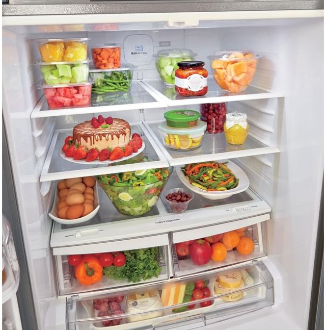 LG 30" 21.8 Cu. Ft. Stainless Steel French Door Refrigerator-7