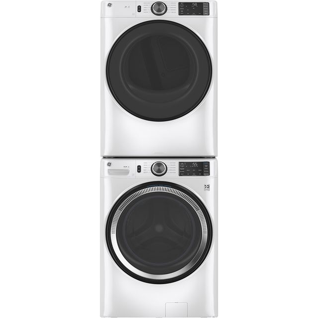 GE® 5.5 Cu. Ft. White Front Load Washer-3