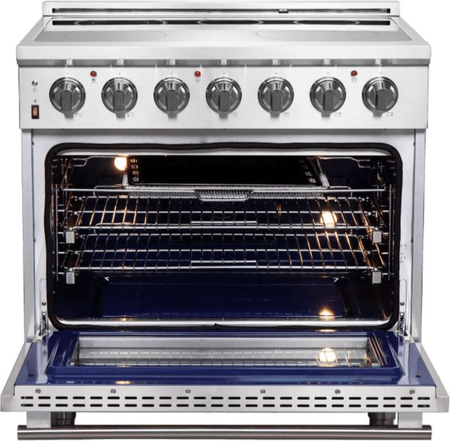 FORNO® Massimo 36" Stainless Steel Pro Style Electric Range-1