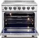 FORNO® Massimo 36" Stainless Steel Pro Style Electric Range-2