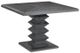 Currey & Company Saranya Cerused Black Dining Table-1
