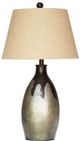 H & H Lamp Metallic Blue Lamp-0