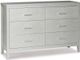 Signature Design by Ashley® Olivet 5-Piece Silver Queen Panel Bed Set-3