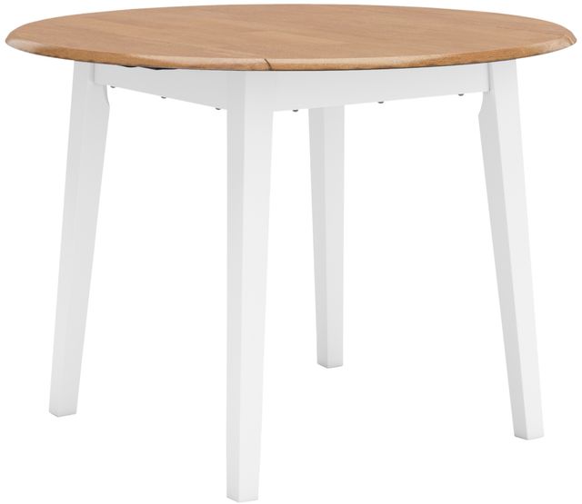 Signature Design by Ashley® Gesthaven Natural/White Dining Drop Leaf Table-0