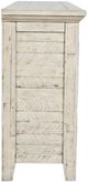 Jofran Inc. Rustic Shores Scrimshaw Cream 4-Door Low Accent Cabinet-4