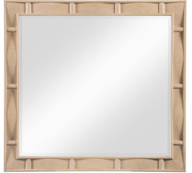 Meridian Furniture Weave Natural Mirror-0