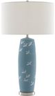 Currey & Company Sylph Off-White/Pastel Blue Table Lamp-2