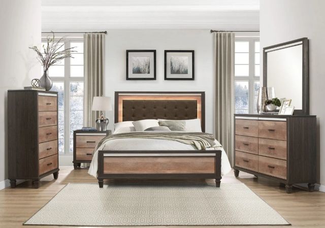 Homelegance® Danridge Brown/Espresso Nightstand-1
