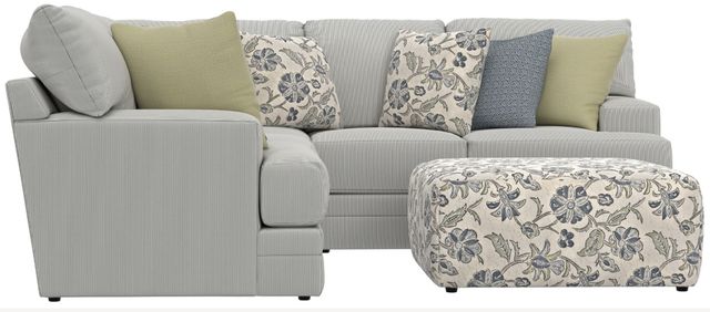 Jackson Furniture Stockbridge 3-Piece Slate Sectional with Ottoman-3