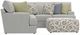 Jackson Furniture Stockbridge 3-Piece Slate Sectional with Ottoman-3